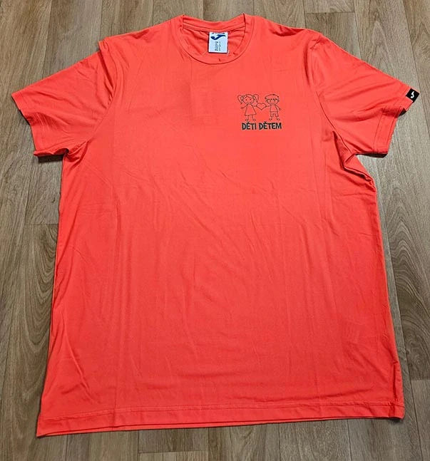 Oranžovo růžové triko Joma